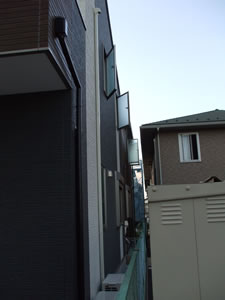 狭小地で2階下ろし
